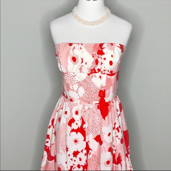 Trina Turk Dresses & Skirts - Trina Turk Floral Strapless Dress Pinup